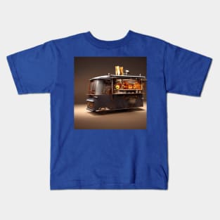 Steampunk Tokyo Ramen Food Truck Kids T-Shirt